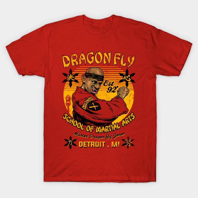 

Мужская черная футболка с принтом Стрекоза (красный) Футболка из хлопка с принтом на бумаге без резки M красный