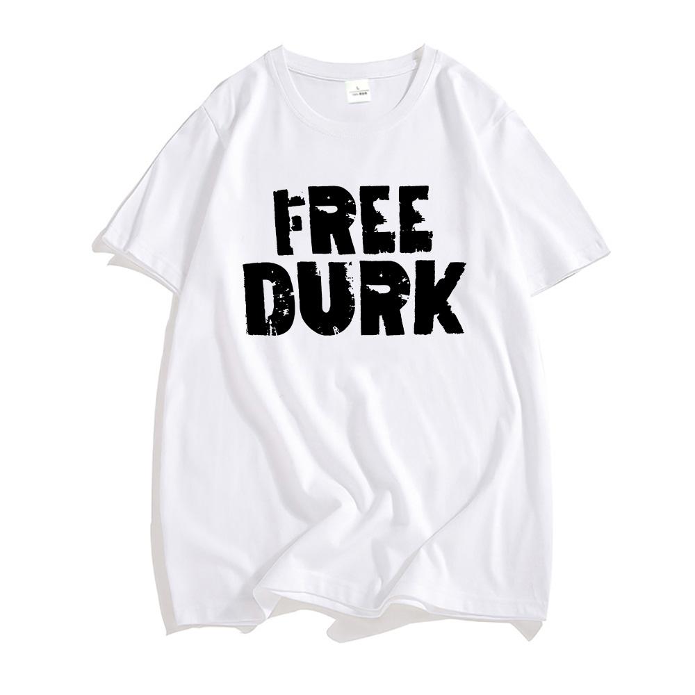 Free Durk Letter Print T-shirt Lil Durk Deep Thoughts Tshirts Short Sleeve Men Casual T-shirt Summer Cotton High Quality T Shirt