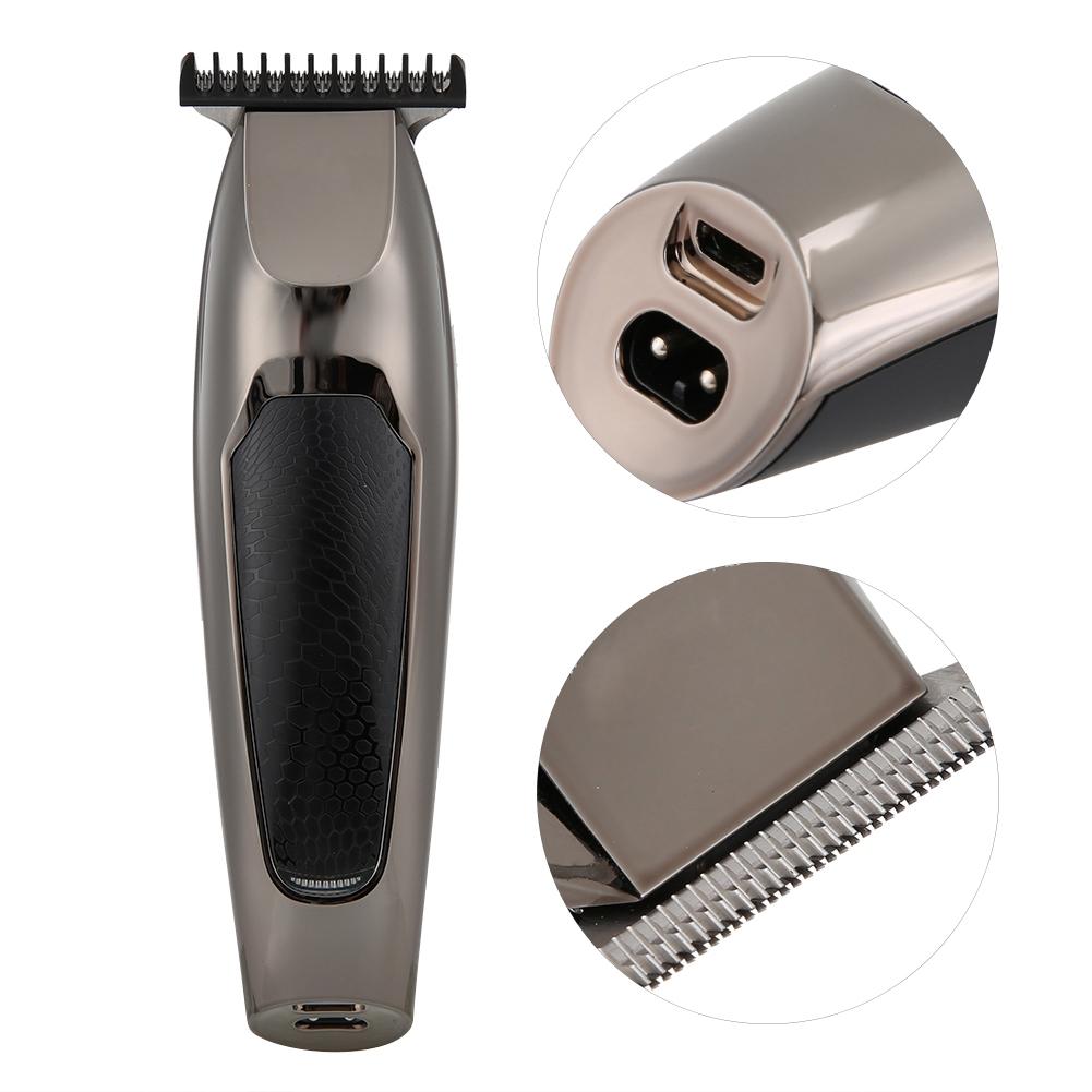 VGR USB Portable Electric Hair Clipper Hair Trimmer Beard Clipper Hair Shaving Tool