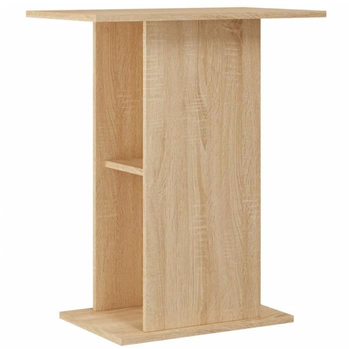 VidaXL Aquarium Stand Sonoma Oak 60.5x36x72.5 Cm 833642