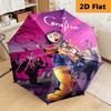 1pc Coraline umbrella Portable 8-rib structure suitable for all seasons, home, travel, outdoor umbrella