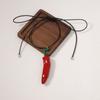 Boho Style Fashion Necklace Simple Metal Accessories Cute Red Pepper Pendant  Parties