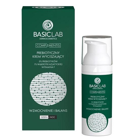 

Basiclab PREBIOTYCZNY KREM WYCISZAJĄCY WZMOCNIENIE I BALANS 50 ml