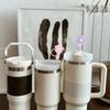 Blumenförmige Strohhalmspitzen Abdeckung Staubdichte Strohhalmabdeckung Kappe Trinkstaubkappe für Becher