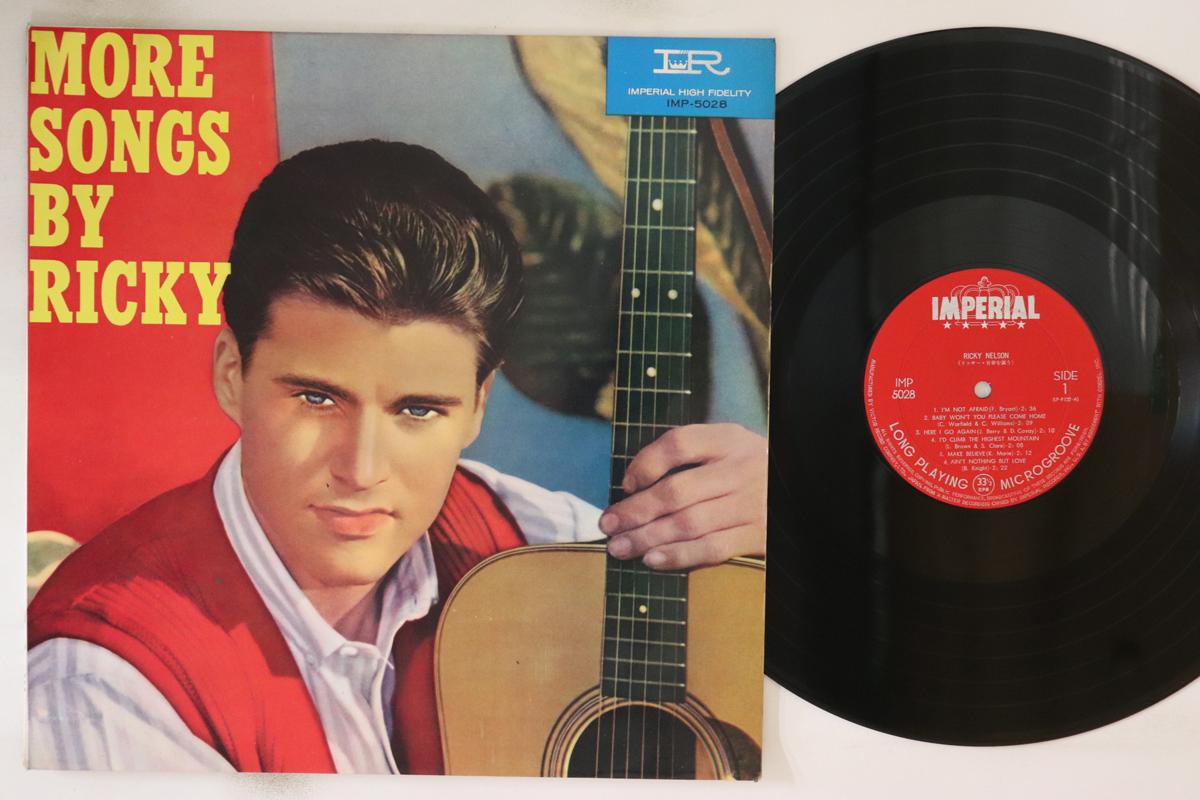 

LP Record RICKY NELSON - More Songs By Ricky IMP5028 Imperial 1960 Japan Rock Used