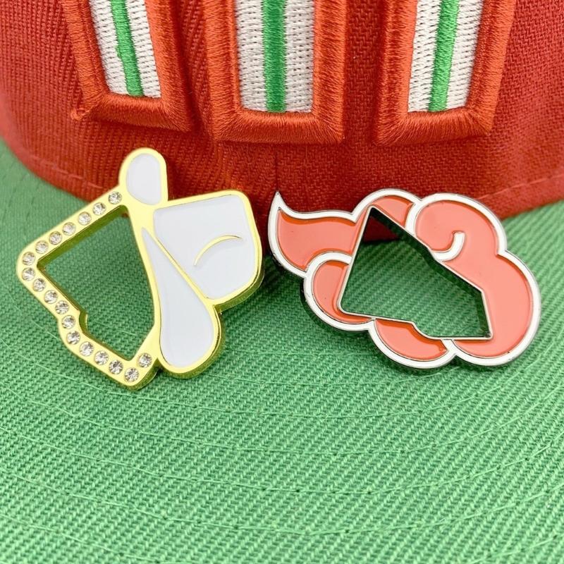 Metal Hat Pin Elegant Enamel Brooch Creative Decoration Pins Personalized Pin for Hats and Jackets Clothing Decorations
