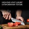 High-end kitchen knives, Damascus steel textured Japanese knives, Santoku knives, for cutting fruits and meats in the kitchen