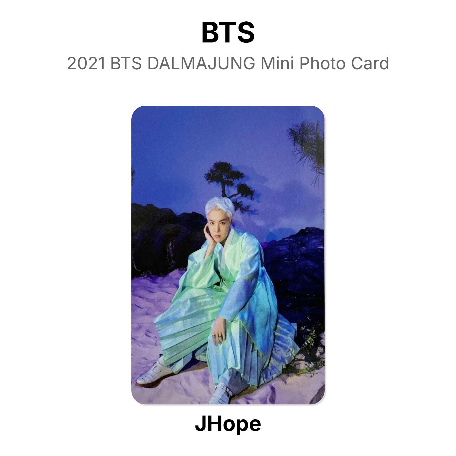 BTS 2021 BTS DALMAJUNG Mini Photo Card Official Photocard J-Hope 02