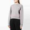 Adidas X Stella McCartney Logo Print Crew Neck Sweatshirt Women Tops Grey HR2528