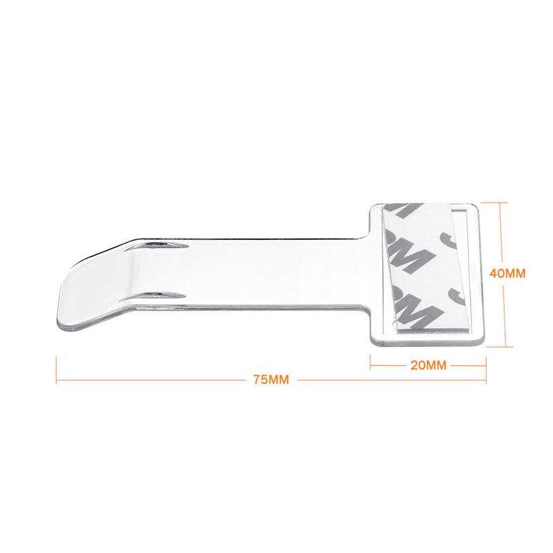 Car Parking Ticket Clip Car Windshield Sticker Fastener Card Bill Holder Car Stop Permit Holder Clip Auto Interior Accessories