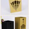 Wrought Iron Square Umbrella Stand for Heavy Rain - Ideal for Home & Hotel Lobby Use.