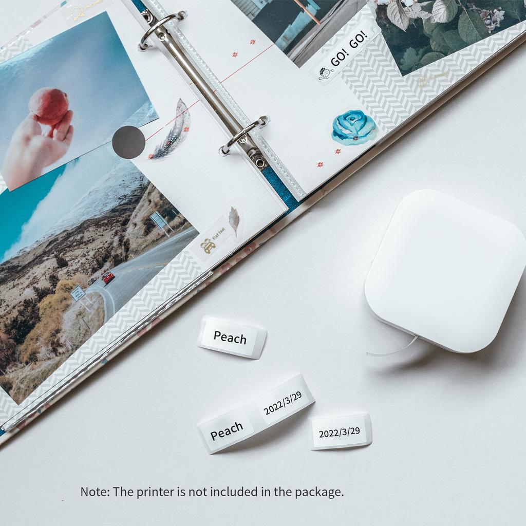 AIMO Thermal Printing Label Paper Roll for Q30 Label Maker Thermal Printer for Printing Adhesive
