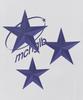 MATCHGLOBE Star Logo Crop Top (White)