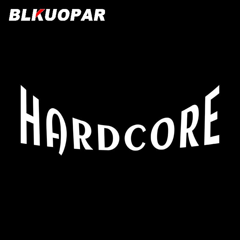 BLKUOPAR Hardcore Car Sticker Sunscreen Fashionable Decals Personality Waterproof Sunscreen Funny Original JDM Car Accessories