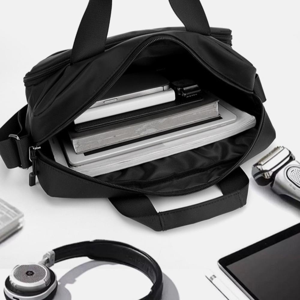 Großvolumige Herren Business-Aktentaschen Oxford-Stoff Umhängetasche Einfache Laptops Handtasche Mann