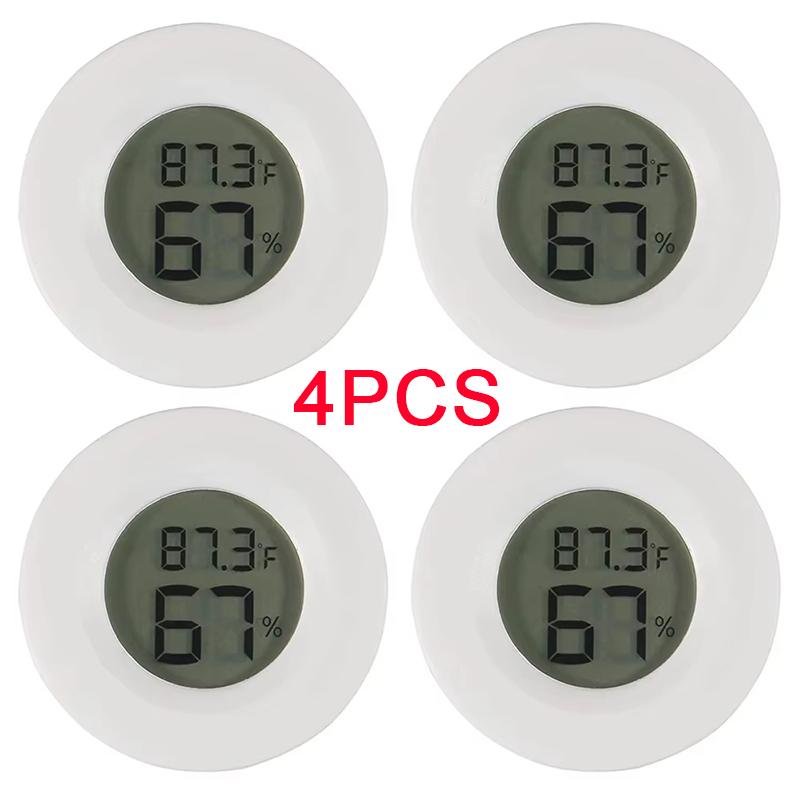 4 STÜCKE LCD Digitales Thermometer Hygrometer Innenraum Elektronisches Temperatur-Feuchtigkeitsmessgerät Sensor Messgerät Wetterstation Zuhause