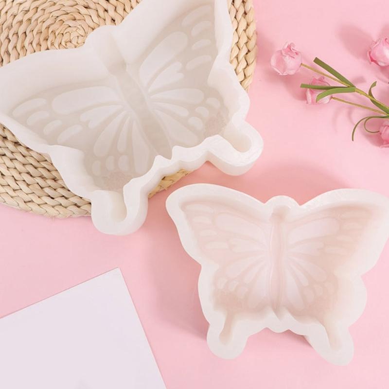 Beautiful Butterfly Shape Dessert Molds Unique Butterfly Cake Making Molds Simple Cake Tray Unique Flexible Baking Molds