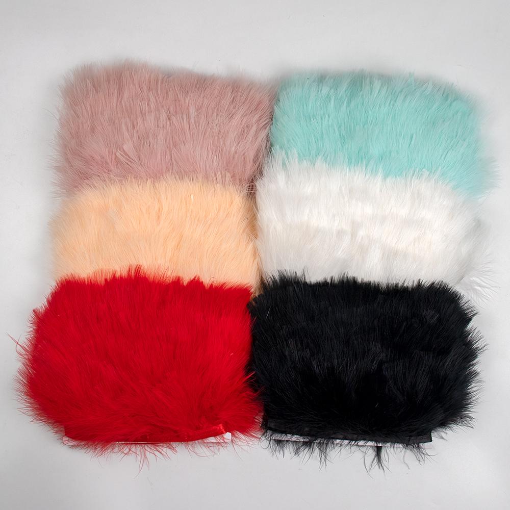 Feather1M 5M 10Meters Dyed Colorful Marabou Turkey Feathers Trim 8-10CM Soft Plumes Ribbon Fringe for Wedding Dress Sewing Decoration