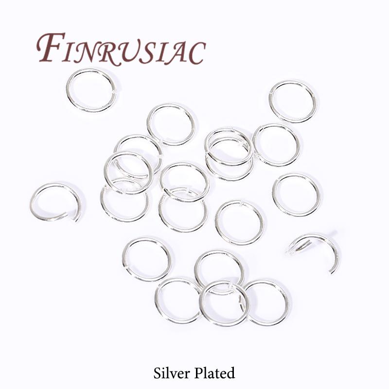 

20-200Pcs 3-8mm Gold Plated Split Ring Open Jump Rings Connectors For DIY Jewelry Making Supplies Connecting Rings 4mmx0.6mm-100pcs