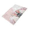 1 piece of double-sided flannel cute pink rabbit digital printing sofa air conditioning cover blanket camping blanket