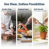Stainless Steel Kitchen Shears Heavy Duty for Cutting Chicken Bones Professional Cooking Scissors5