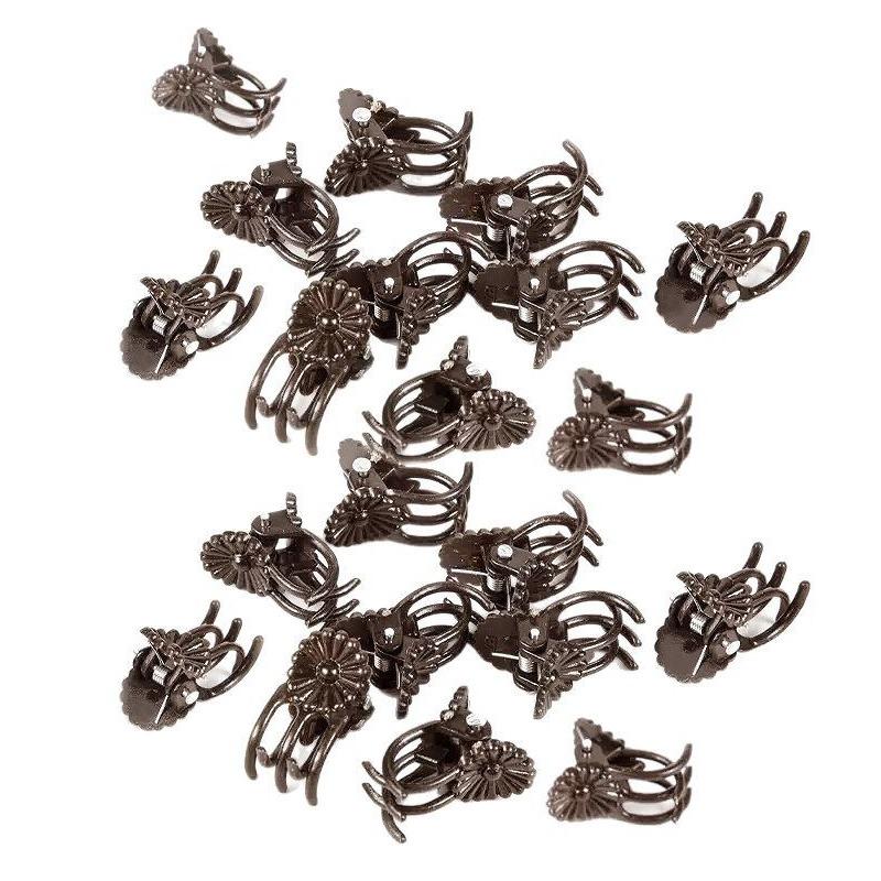 

100/200Pcs Orchid Stem Clip Plant Support Vine Plastic Clips Flower Grow Upright Branch Clamping Garden Plant Support Clips 100pcs кофейный