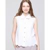 Wave Collar Sleeveless Blouse Zdh6262030