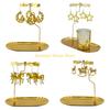 F26C Magical Rotating Candle Holder Magnetic Rotating Candlestick Adds Warmth to Bedrooms and Special Party Occasion
