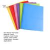 Efficient Organizational Solutions 1/6Pcs File Folder with Prongs Dual Pocket Design Plastic Folders Business Card Holder Letter Size Organizer