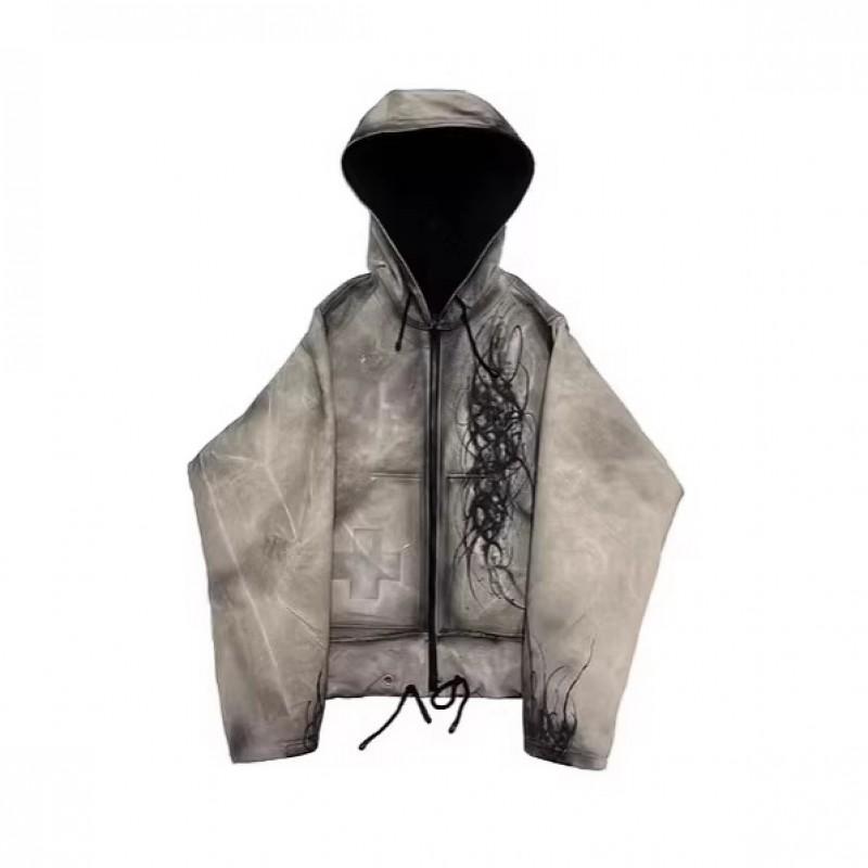 Hanorac supradimensionat Bărbați Femei Streetwear Imprimeu Grafic Croială largă Hanorac Hip Hop