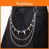 Metal Punk Belt Chain With Rivets For Men And Women Stylish Waist Accessories