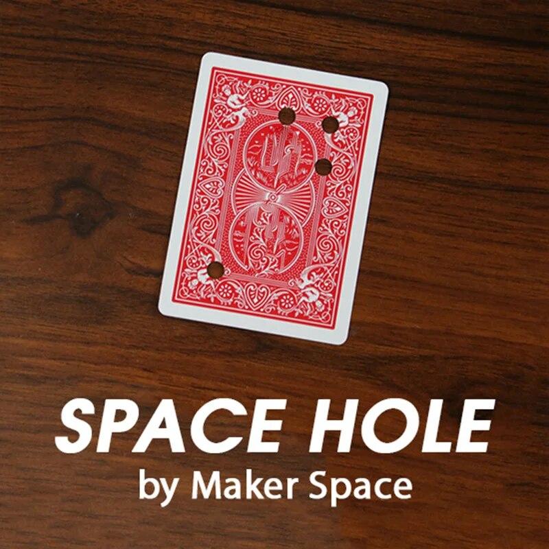 Space Hole by Maker Space Magic Tricks Playing Card Easy To Do Close Up Show Professinal Magician Props