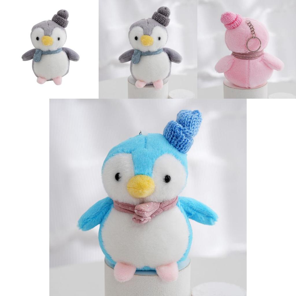 Charming Penguin Stuffed Animal Keychain For Bags And Backpacks Soft Pp Cotton