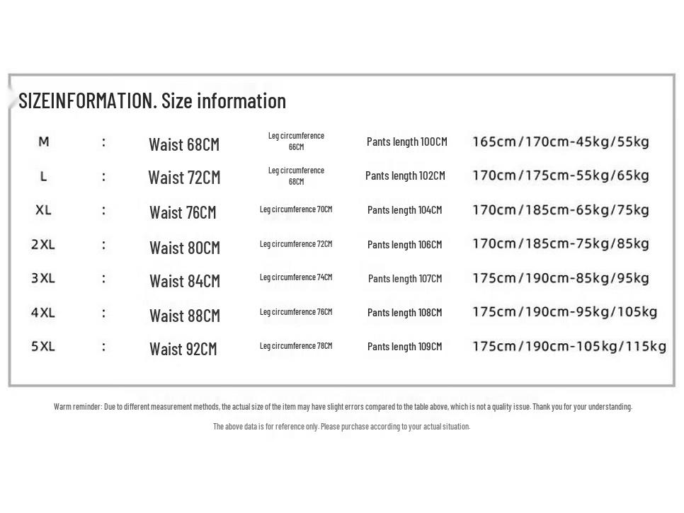 Mao Ren Men's Casual Straight-Leg Cargo Jogger Pants