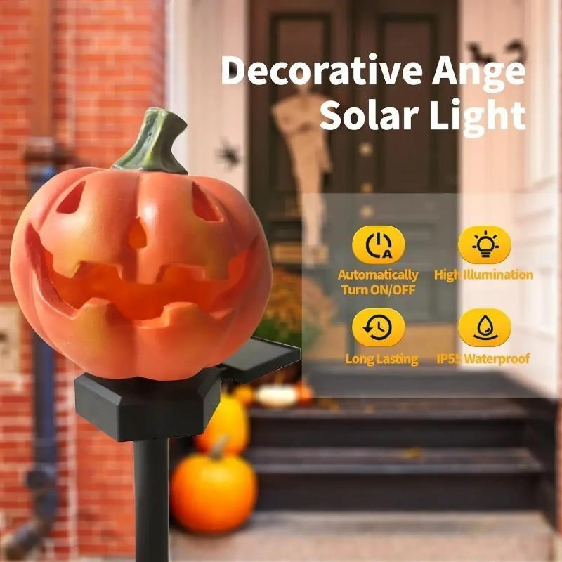Solar Power Scenery Decoration Atmosphere Light Outdoor Halloween Pumpkin Decoration Light Creative Courtyard Lawn Layout Decor