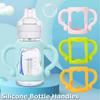 Resistant Silicone Feeding Bottles Accessories Wide Mouth Grip Baby Bottle Handles Universal Handle