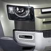 Für Land Rover Defender 90 110 130 2020-2025 Weiche Kohlefaser Auto Scheinwerfer Seitenabdeckung Zierleiste Aufkleber Auto Zubehör