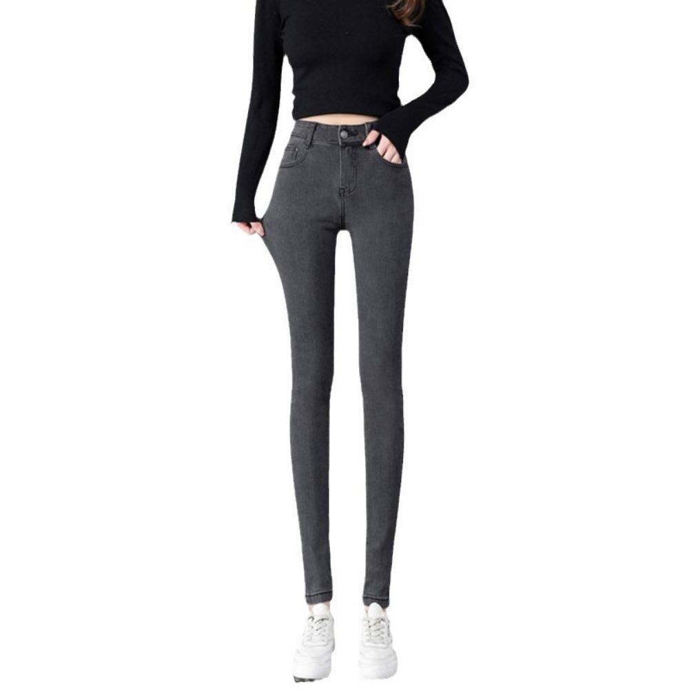 Commuter Casual Jeans Women's New Spring and Summer Fashion Tight High Waist Thin Small Feet Pencil Pants Ins Tide