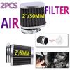 50mm Motorcycle Pod Air Intake Filter Cleaner for ATV Moped Scooter Pit Bike 2PC