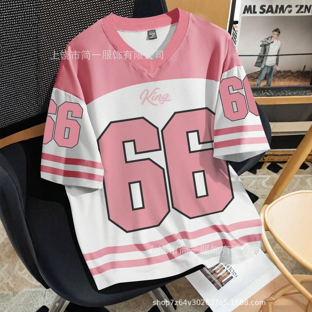 Summer Men's and Women's Same Fashion Trend Casual Sports Quick-drying Breathable Digital Printing Short-sleeved T-shirt Top