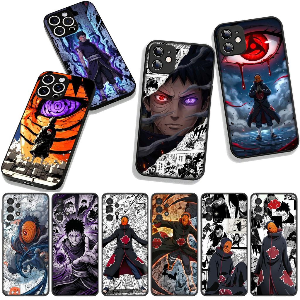 Anime Obito Narutos Uchiha Tobi Case for Samsung Galaxy A25 A37 A57 A12 A14 A31 A41 A50 A51 A70 A71 A72 A21S M15 Note 20 9 8 10