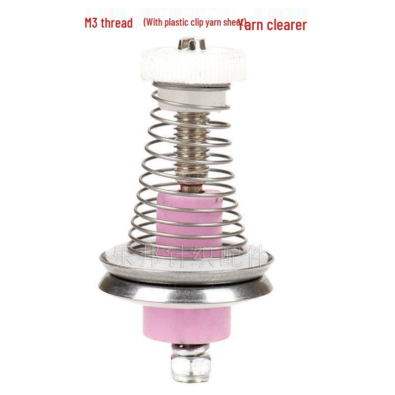 Yarn Feeder & Bobbin Holder with Tensioner & Thread Clip for Textile Rope