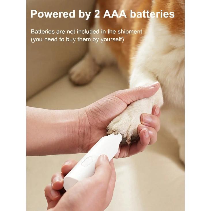 New Automatic Pet Nail Grinder Electric Paw Trimmer, High Power Small Dog Cat Nail Clipper, Humanized Design, Easy To Operate, Portable, Elegant