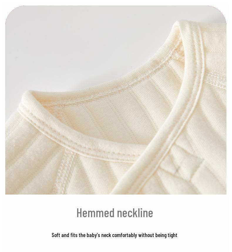 Herbst/Winter Neugeborenen Baumwoll-Strampler: Dünn, Entbeint, Warmluft-Baumwolle