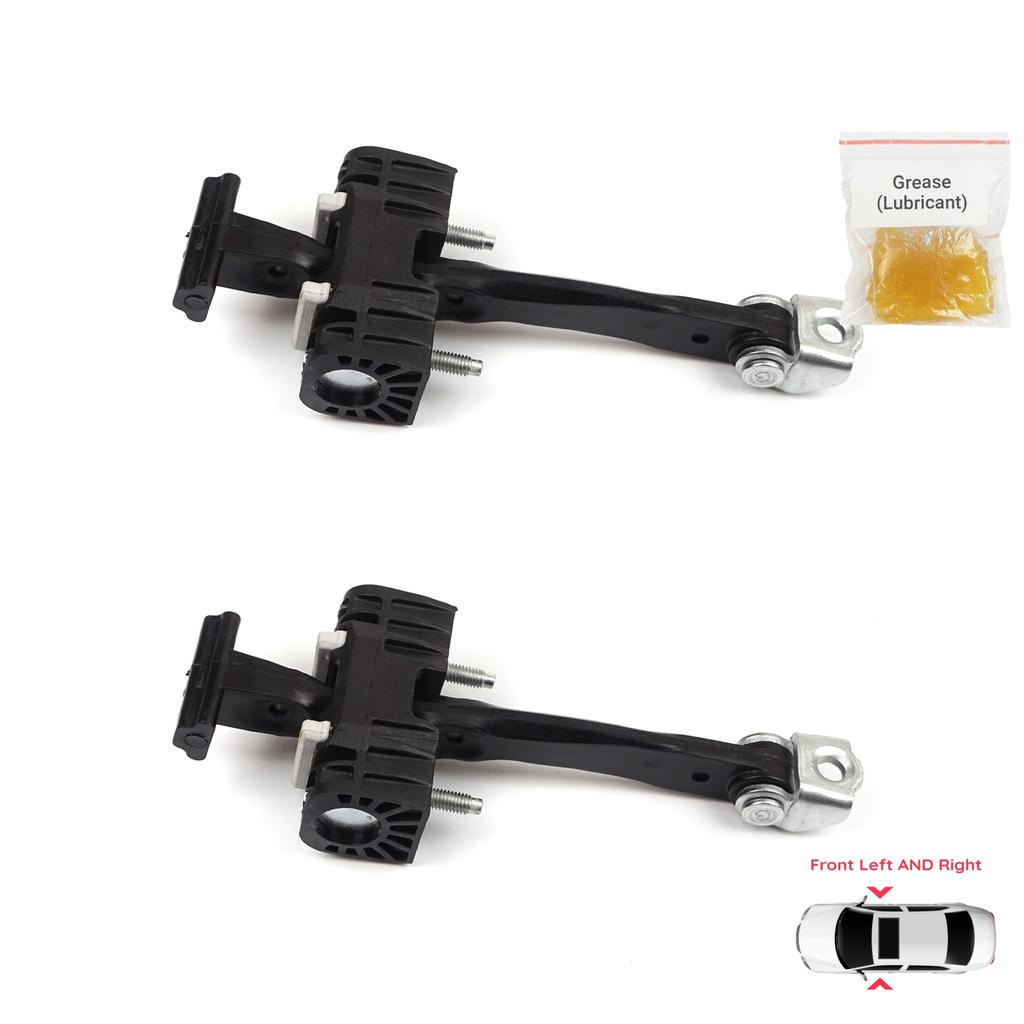 EDP1238-1 2 Pieces Front Left Right Door Catch Hinge Brake Stop Check Strap Limiter for Chevrolet Vauxhall Opel Zafira B Family 2005-2014 13227947