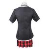 Anime Danganronpa Enoshima Junko Cosplay Uniform Cafe Work Clothes Short Skirt Double Tail Braid Wig Halloween Carnival Costumes
