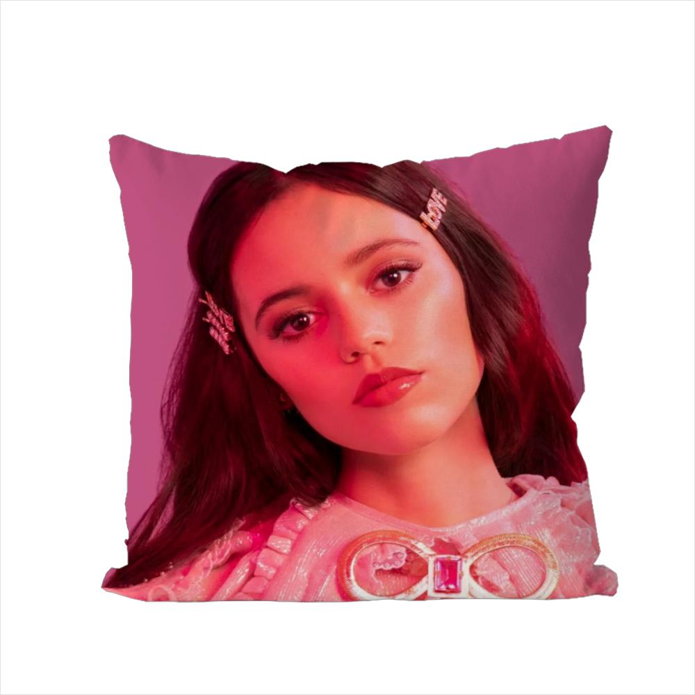 Movie JJenna Ortega Pillow Case For Car Sofa Decorative Home Doublesided Print Plush Square Throw Pillow Cushion Cover