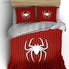 Spider Logo Three-Piece Set Multiple Sizes Kid's And Adults' Bedroom Exquisite 3PC Bedding Set, Gift