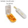 Small Pill Cutter Pill Cutter Splitter for Small and Tiny Pills Pill Splitter with Safety Lock Easy Open Close Professional