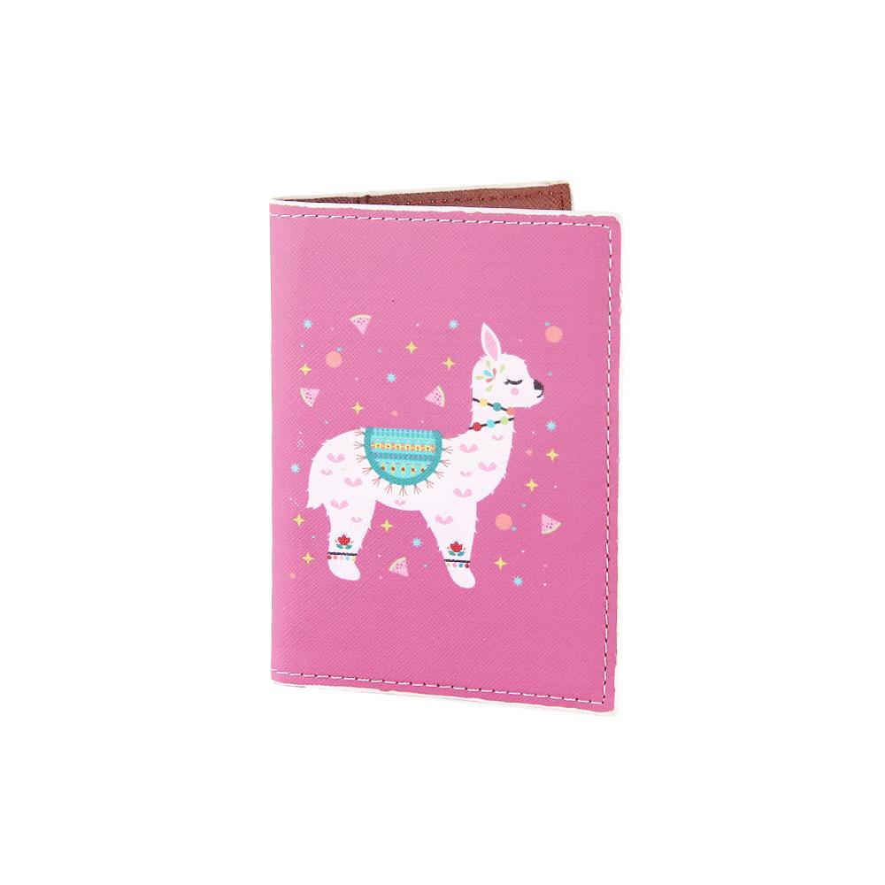 Cute Alpaca Travel Waterproof Passport Bag HZB Student